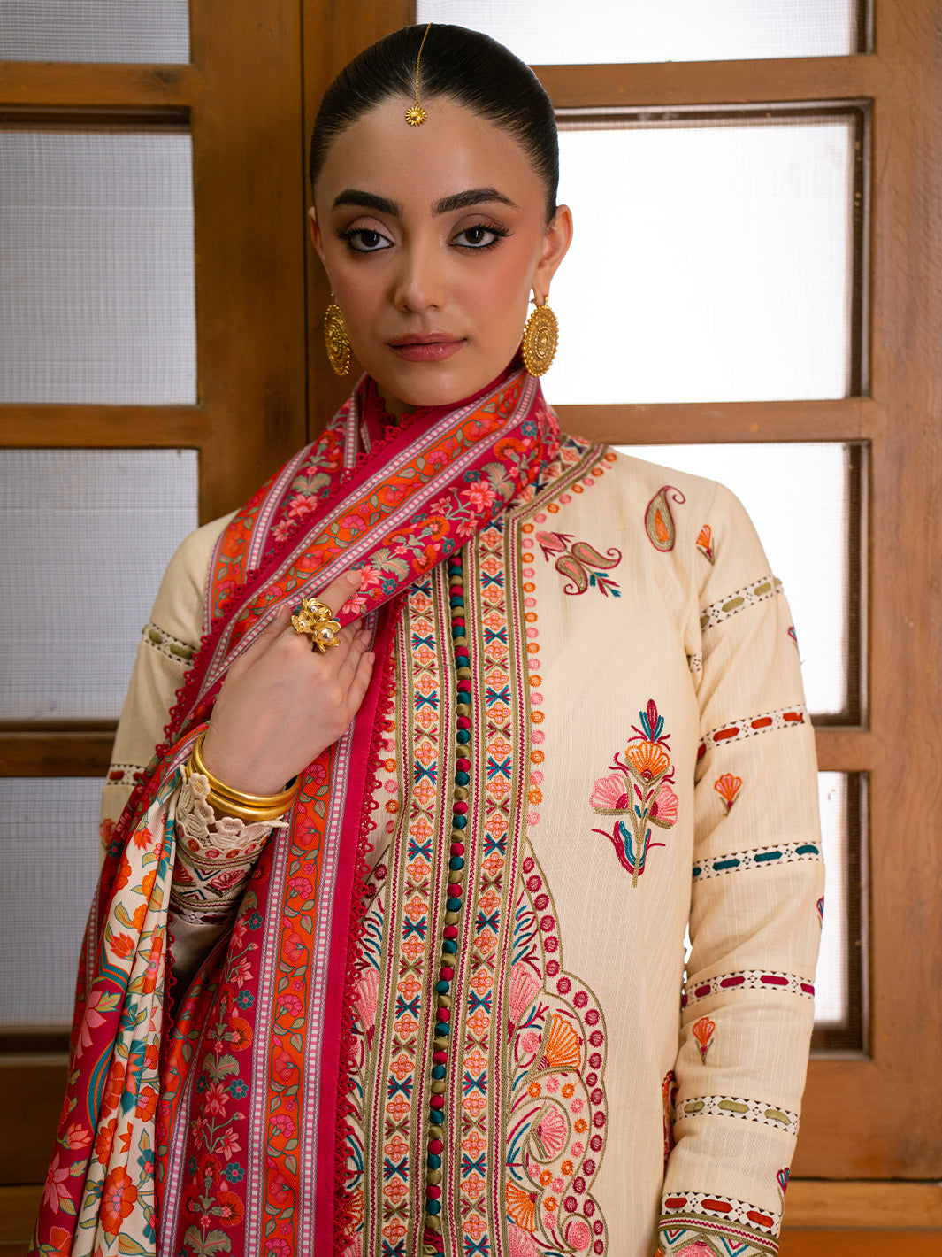 Bin Ilyas | Gulrukh Khaddar 25 | 61-A - Official Bin Ilyas stockist in UK - Sakeena London