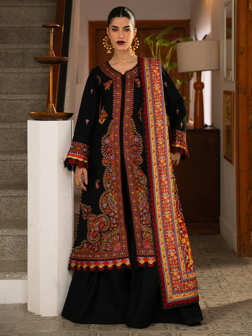 Bin Ilyas | Gulrukh Khaddar 25 | 61-B - Official Bin Ilyas stockist in UK - Sakeena London