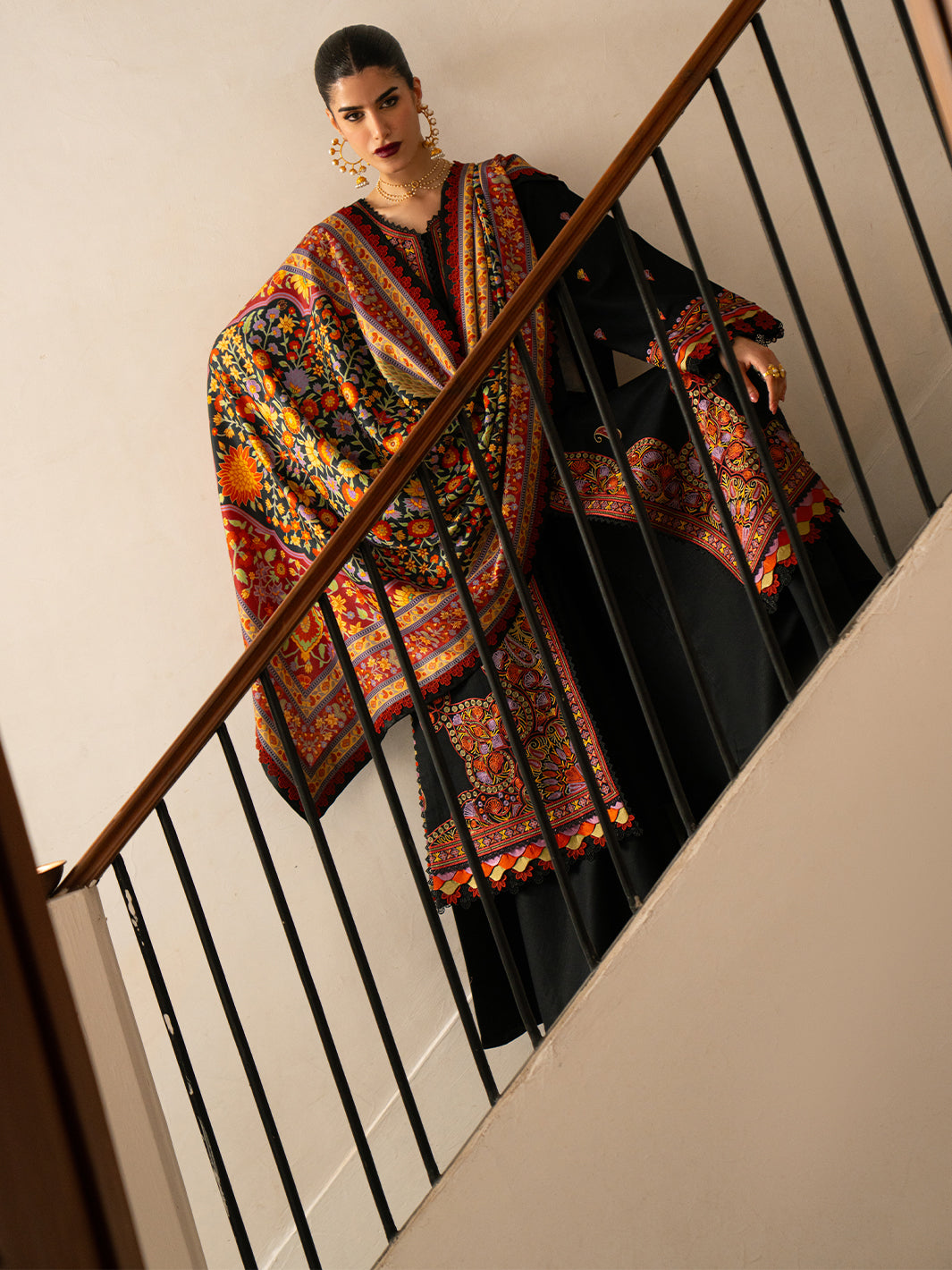 Bin Ilyas | Gulrukh Khaddar 25 | 61-B - Official Bin Ilyas stockist in UK - Sakeena London