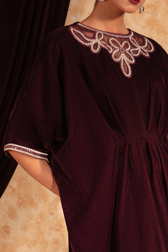 Fozia Khalid | Velvet Deck | Ruby - Official Fozia Khalid stockist in UK - Sakeena London