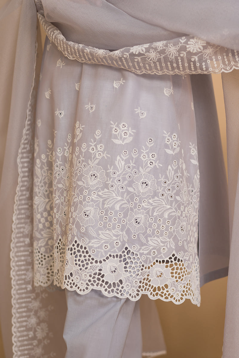Cross Stitch | Chikankari Lawn Collection | P-05 - Official Cross Stitch stockist in UK - Sakeena London