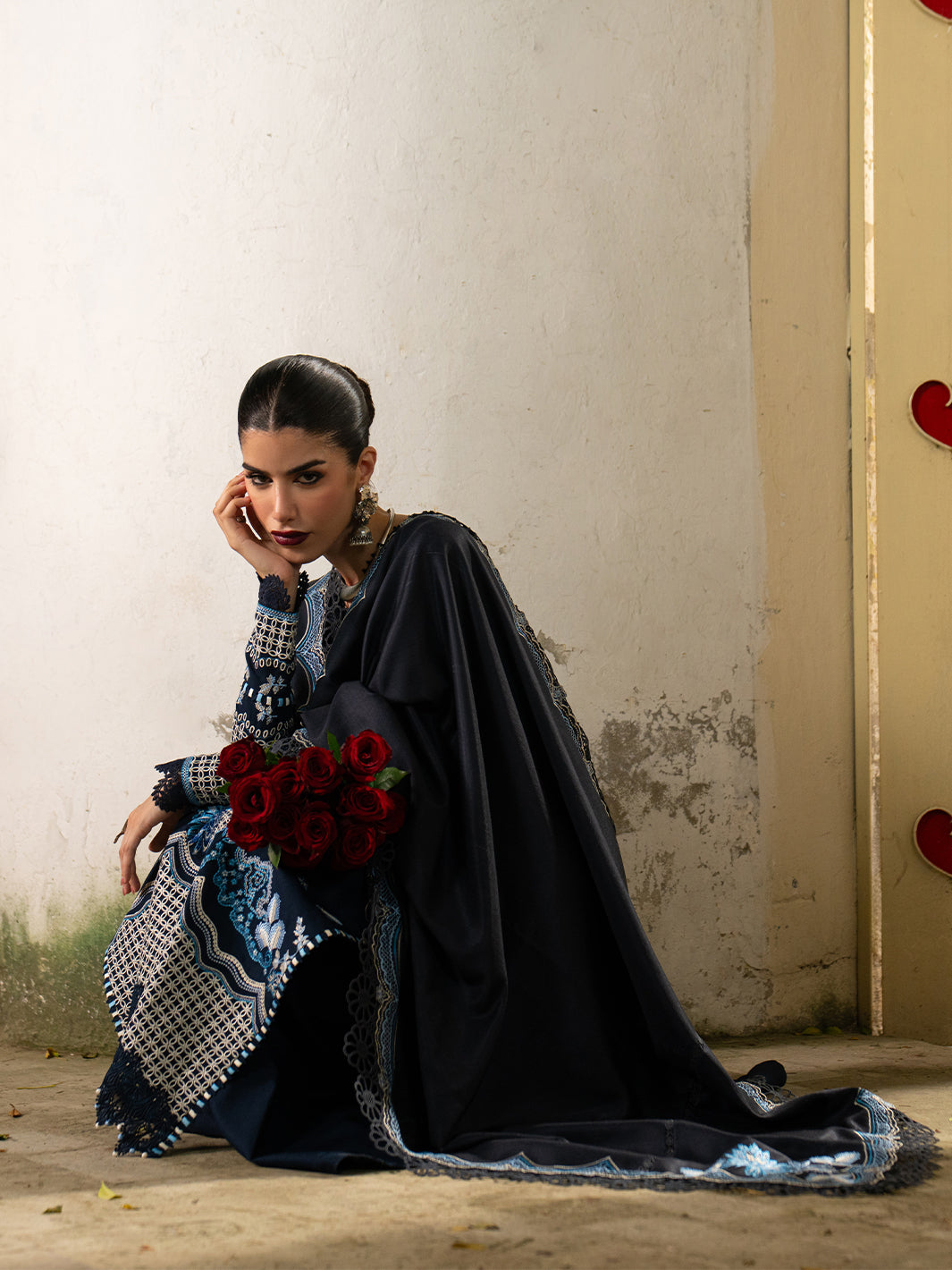 Bin Ilyas | Gulrukh Khaddar 25 | 62-B - Official Bin Ilyas stockist in UK - Sakeena London