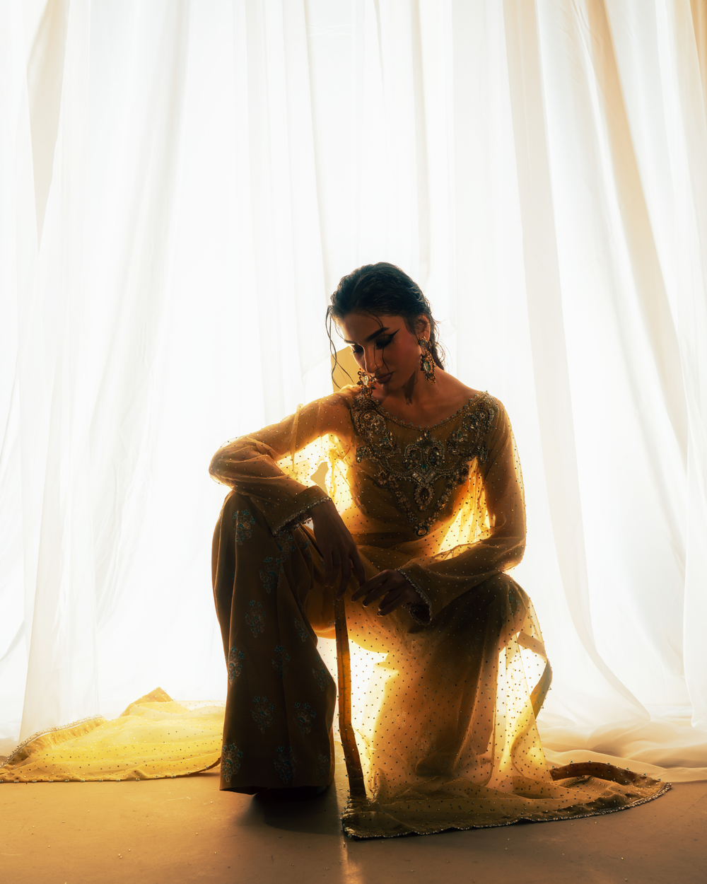 Vasal | Zyra Luxe Pret 26 | Golden Dusk - Official Vasal stockist in UK - Sakeena London