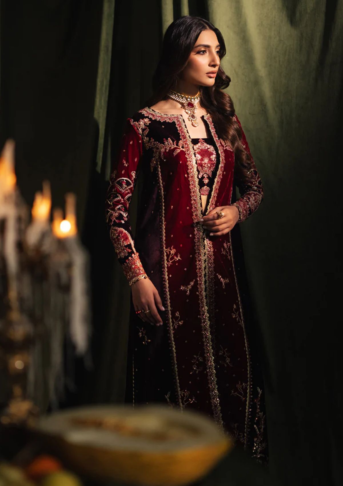 Winter Collection - Qalamkar - Velvet Edit - QV24#04 - KESIA