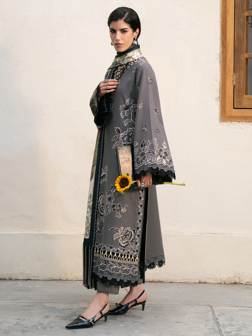 Bin Ilyas | Gulrukh Khaddar 25 | 63-A - Official Bin Ilyas stockist in UK - Sakeena London