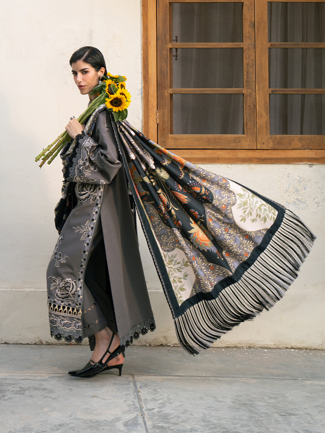 Bin Ilyas | Gulrukh Khaddar 25 | 63-A - Official Bin Ilyas stockist in UK - Sakeena London