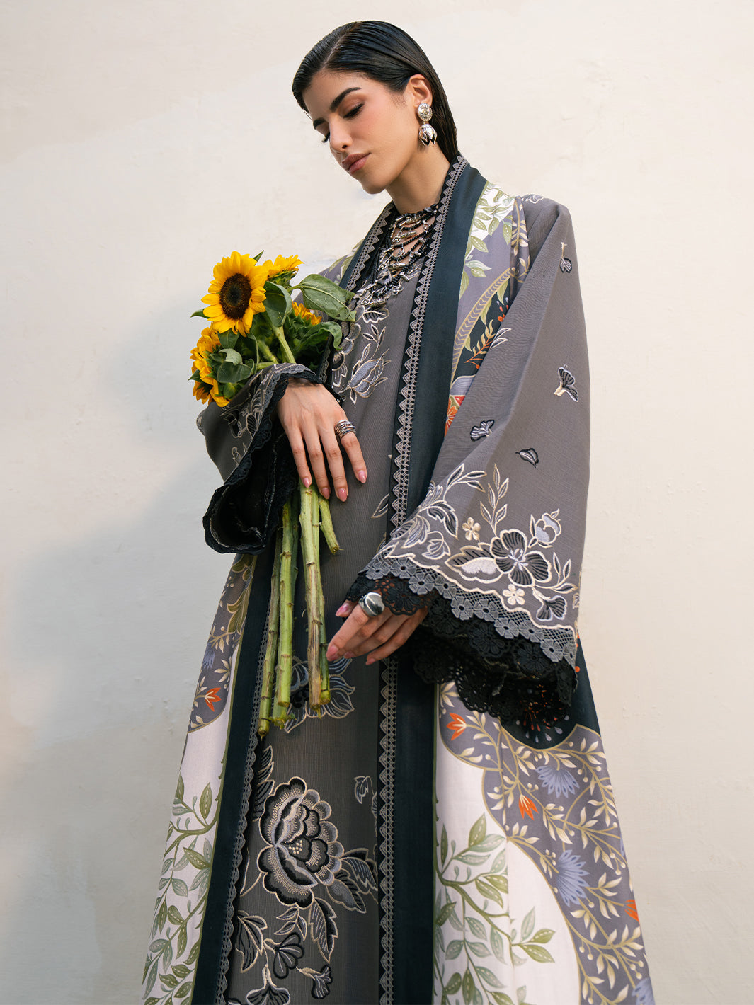 Bin Ilyas | Gulrukh Khaddar 25 | 63-A - Official Bin Ilyas stockist in UK - Sakeena London