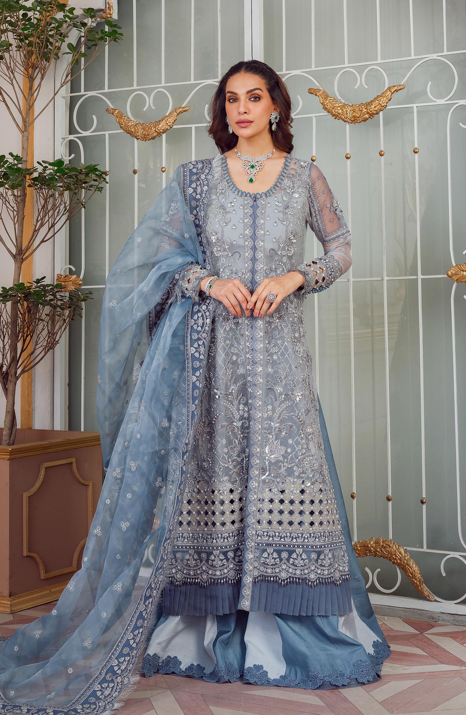 Mina Kashif | Luxury Pret | MK23-13-A/B - Official Mina Kashif stockist in UK - Sakeena London