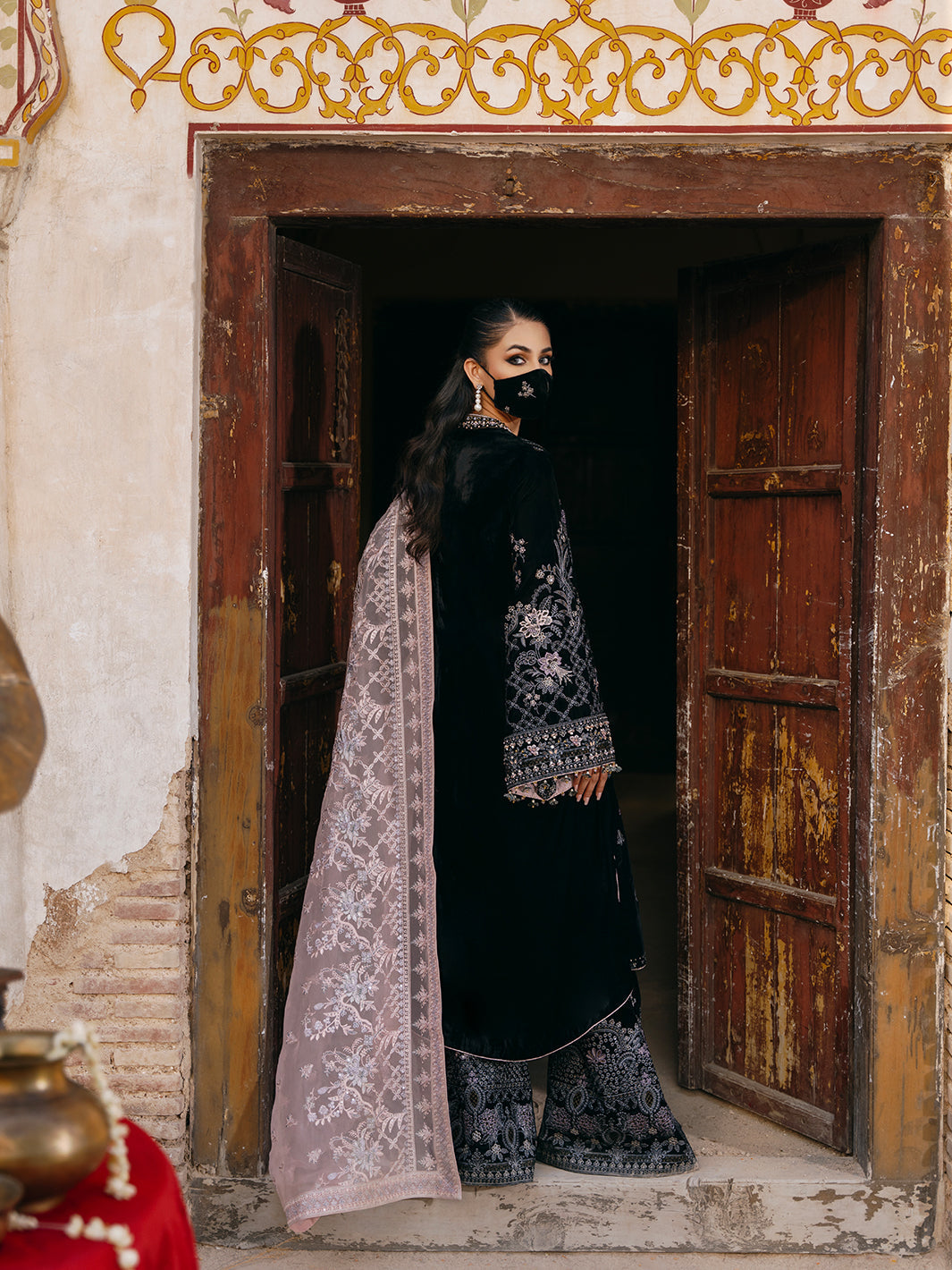 Flossie | Siara Velvet Formals | V-103 - B - Official Flossie stockist in UK - Sakeena London