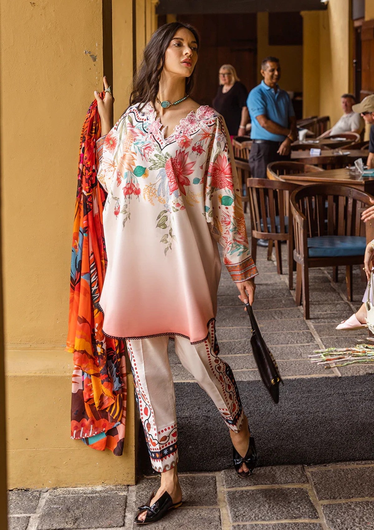 Lawn - Mushq - Hemline - La Dolce - Prints - D#07B - Clio