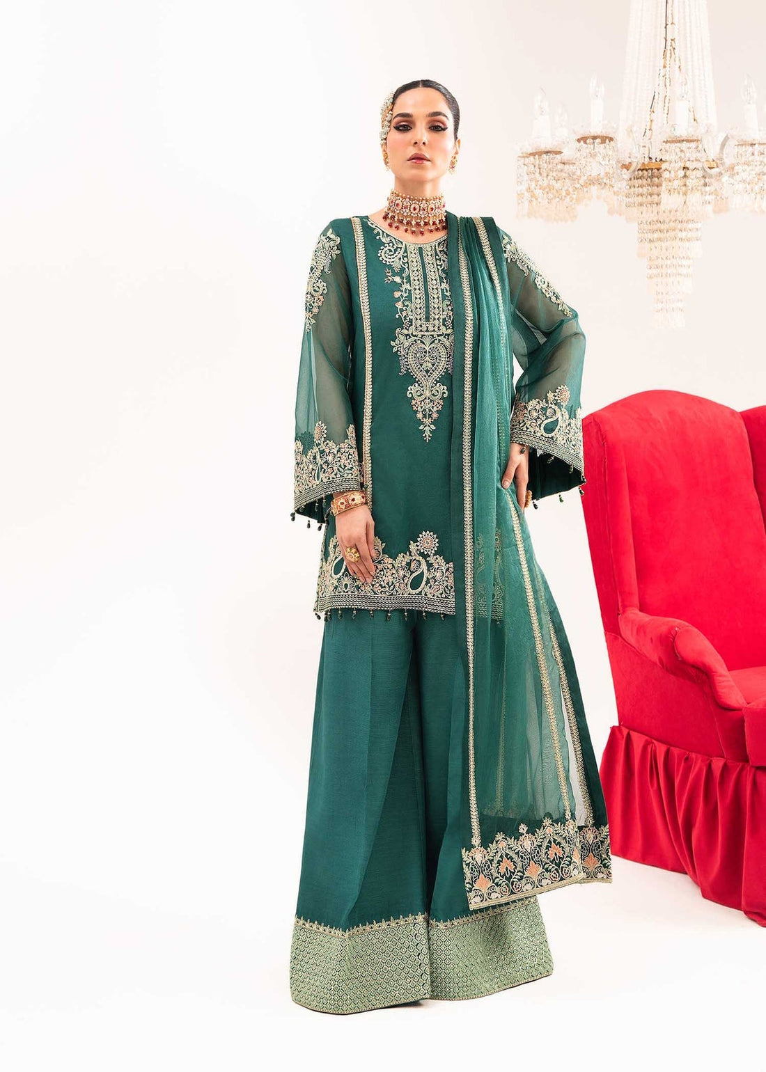 Dastoor | Sajni Luxury Eid Collection 24 | Mehrmaa - Official Dastoor stockist in UK - Sakeena London