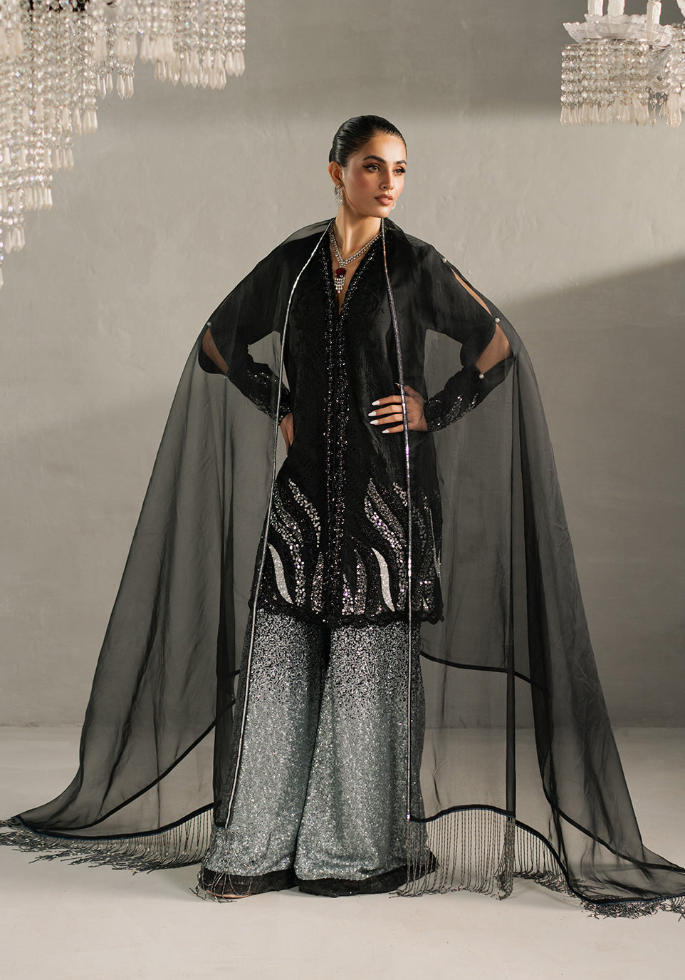 Zarqash | Silk Edit | ZQS 022 LEILA - Official Zarqash stockist in UK - Sakeena London