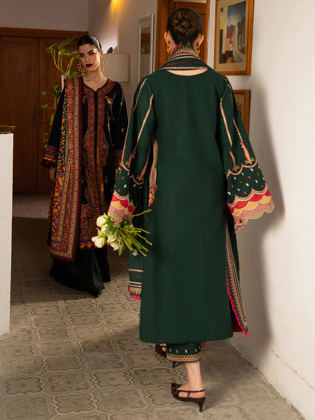 Bin Ilyas | Gulrukh Khaddar 25 | 64-B - Official Bin Ilyas stockist in UK - Sakeena London