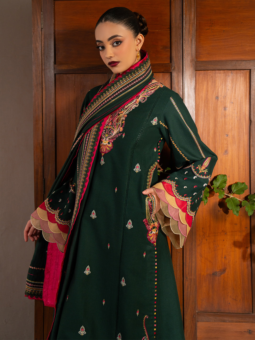 Bin Ilyas | Gulrukh Khaddar 25 | 64-B - Official Bin Ilyas stockist in UK - Sakeena London