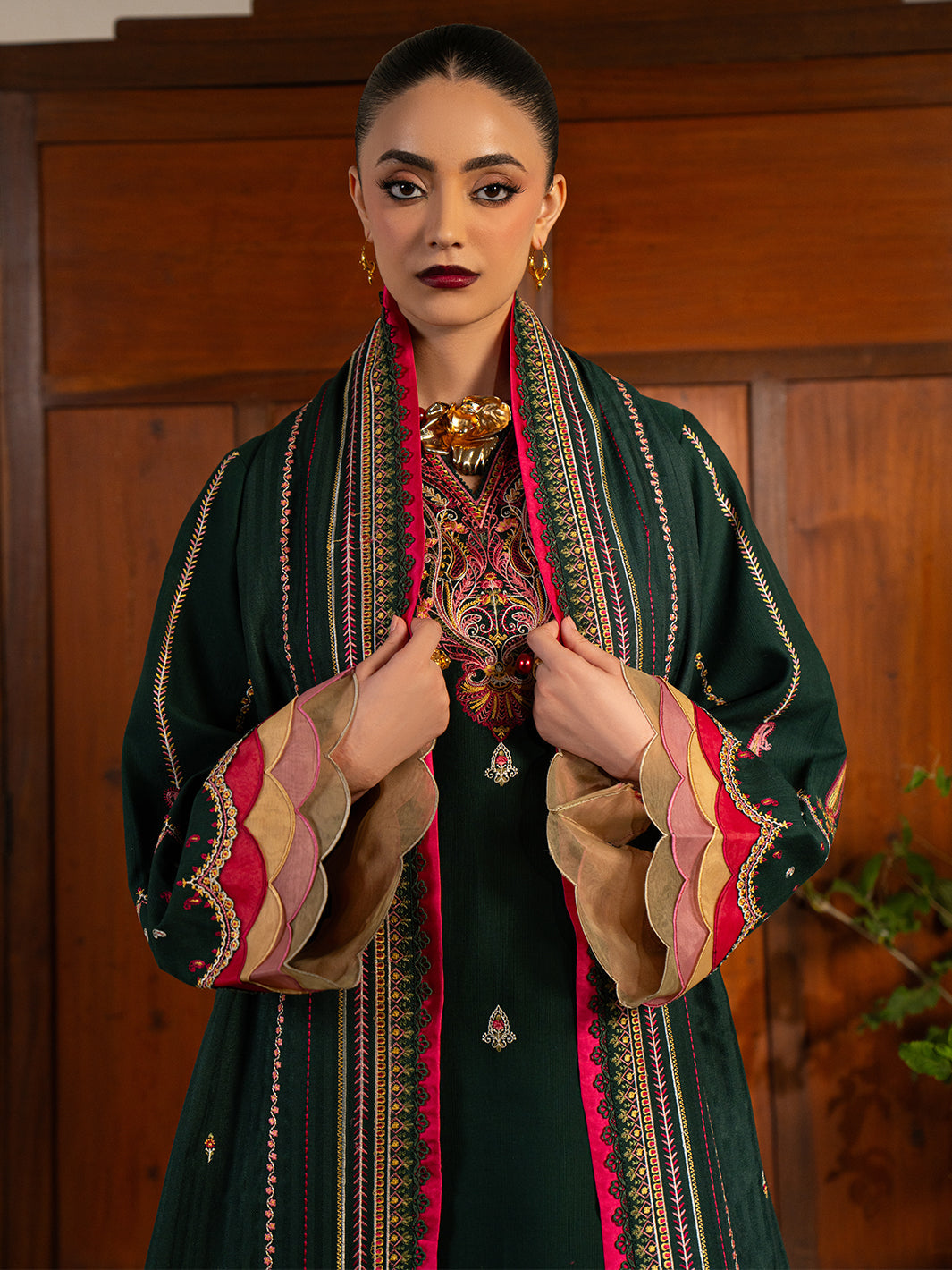 Bin Ilyas | Gulrukh Khaddar 25 | 64-B - Official Bin Ilyas stockist in UK - Sakeena London