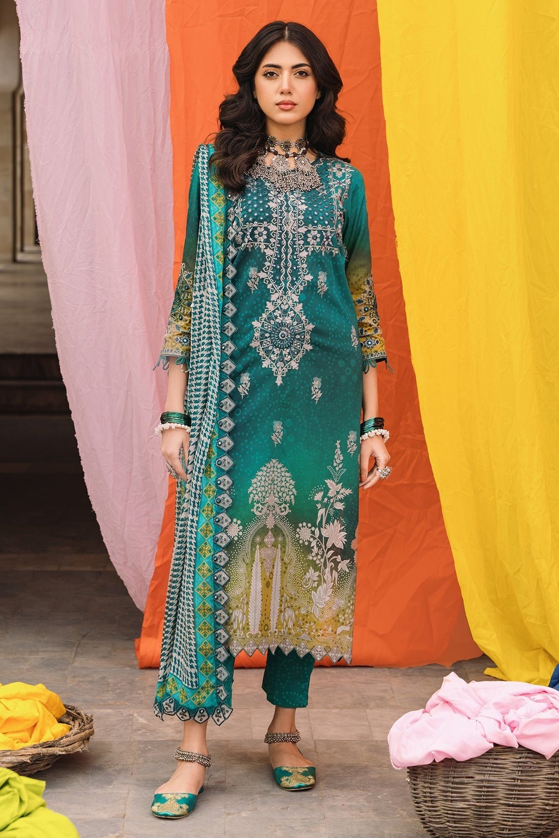 Charizma | Lawn Collection 24 | CH4-07 - Official Charizma stockist in UK - Sakeena London