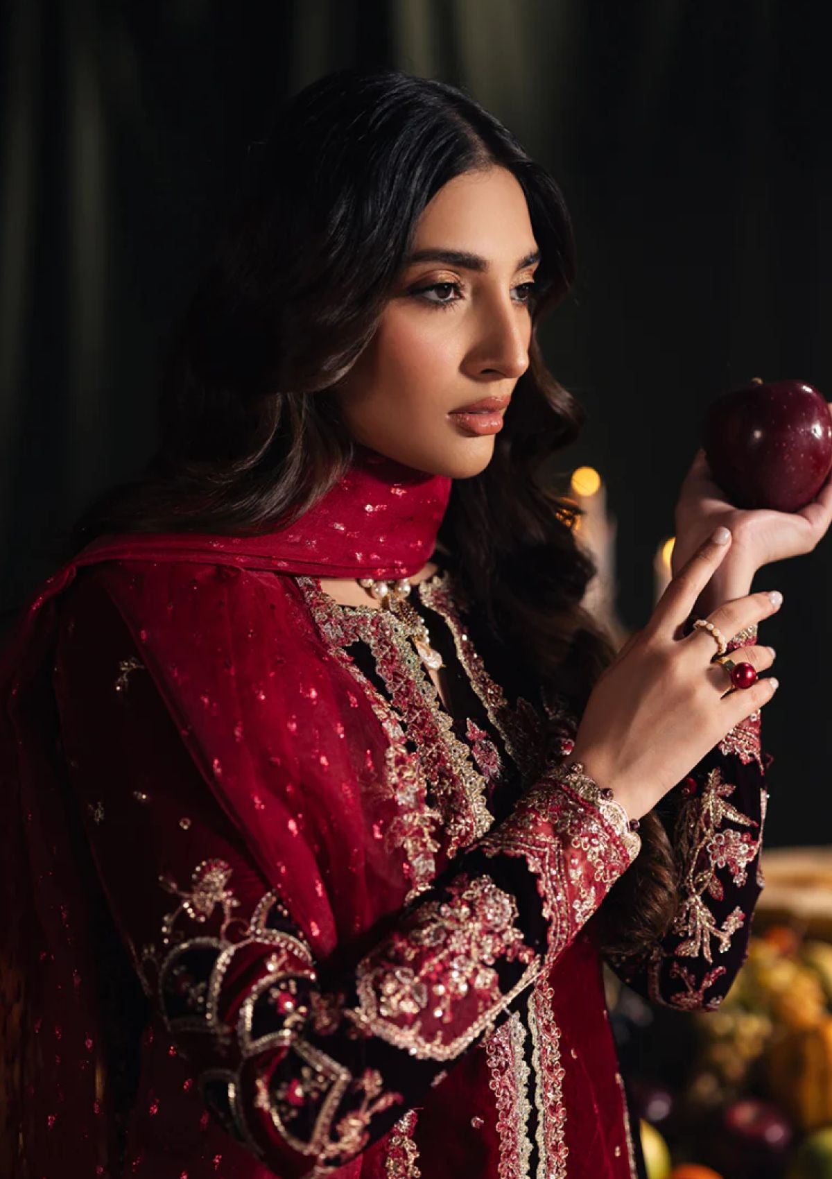 Winter Collection - Qalamkar - Velvet Edit - QV24#04 - KESIA