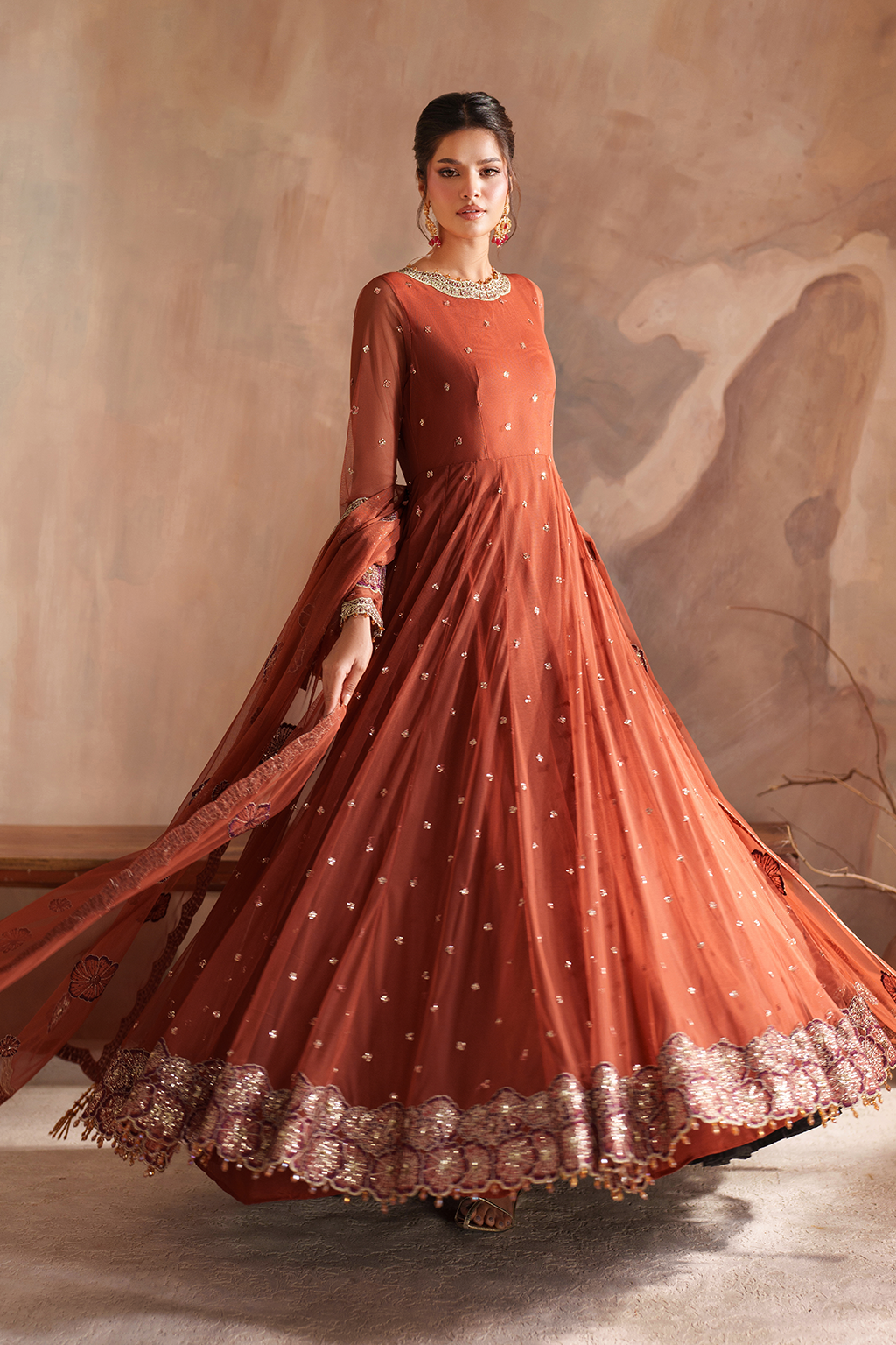 Iznik I Festive Formal I CC-78 Embroidered Net - Official Iznik stockist in UK - Sakeena London