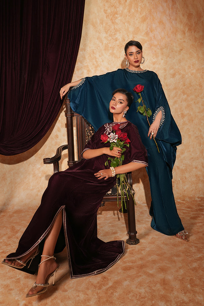 Fozia Khalid | Velvet Deck | Nina - Official Fozia Khalid stockist in UK - Sakeena London