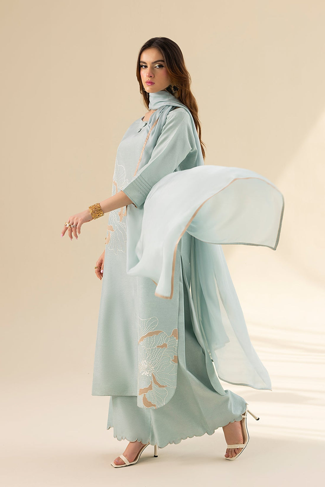 Erum Khan | Lillia Summer Edit | Aqua Breeze - Official Erum Khan stockist in UK - Sakeena London