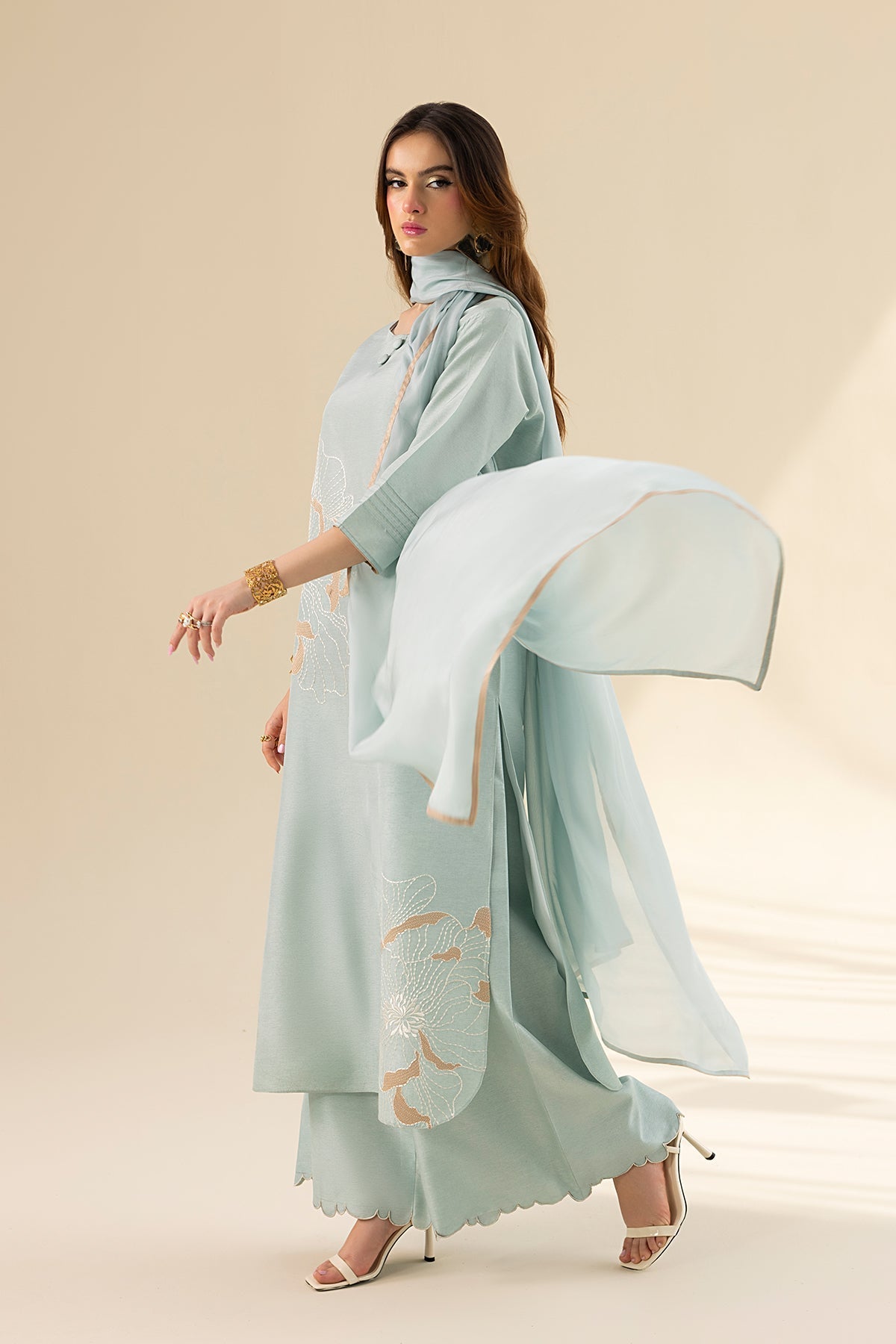 Erum Khan | Lillia Summer Edit | Aqua Breeze - Official Erum Khan stockist in UK - Sakeena London