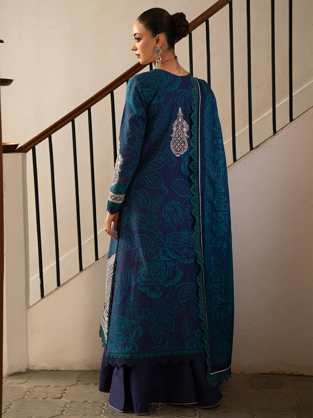 Bin Ilyas | Gulrukh Khaddar 25 | 65-A - Official Bin Ilyas stockist in UK - Sakeena London