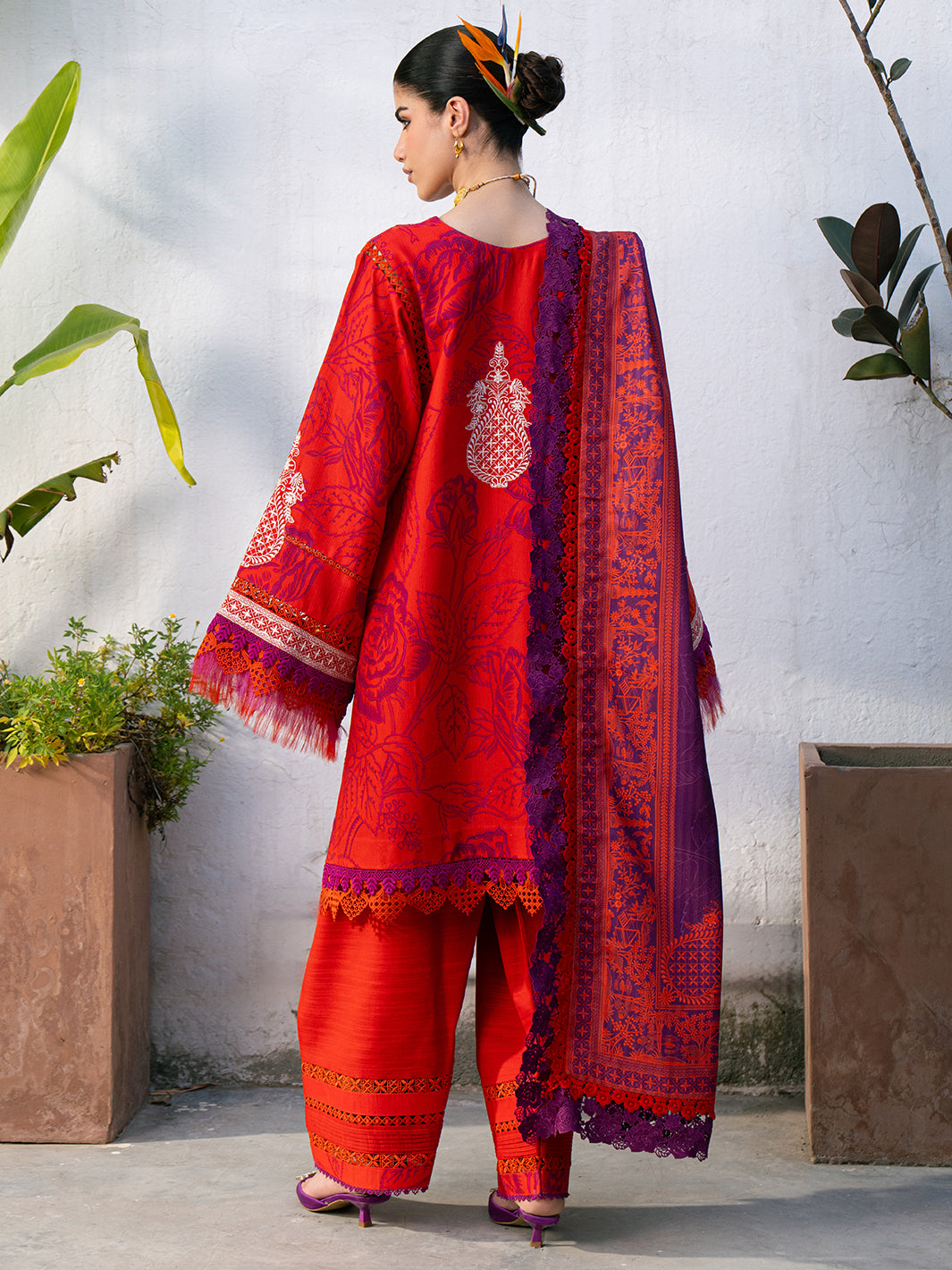 Bin Ilyas | Gulrukh Khaddar 25 | 65-B - Official Bin Ilyas stockist in UK - Sakeena London
