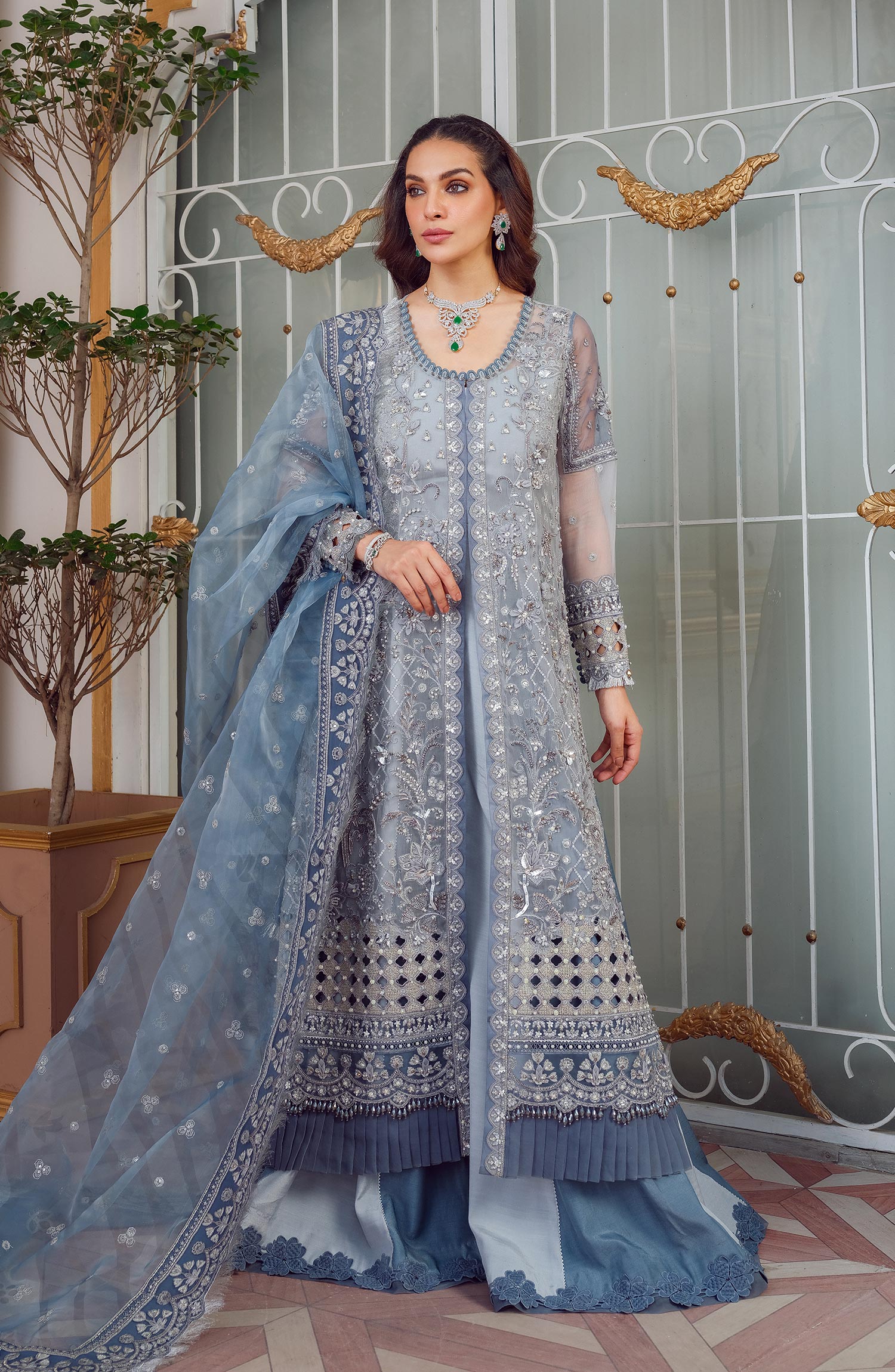 Mina Kashif | Luxury Pret | MK23-13-A/B - Official Mina Kashif stockist in UK - Sakeena London