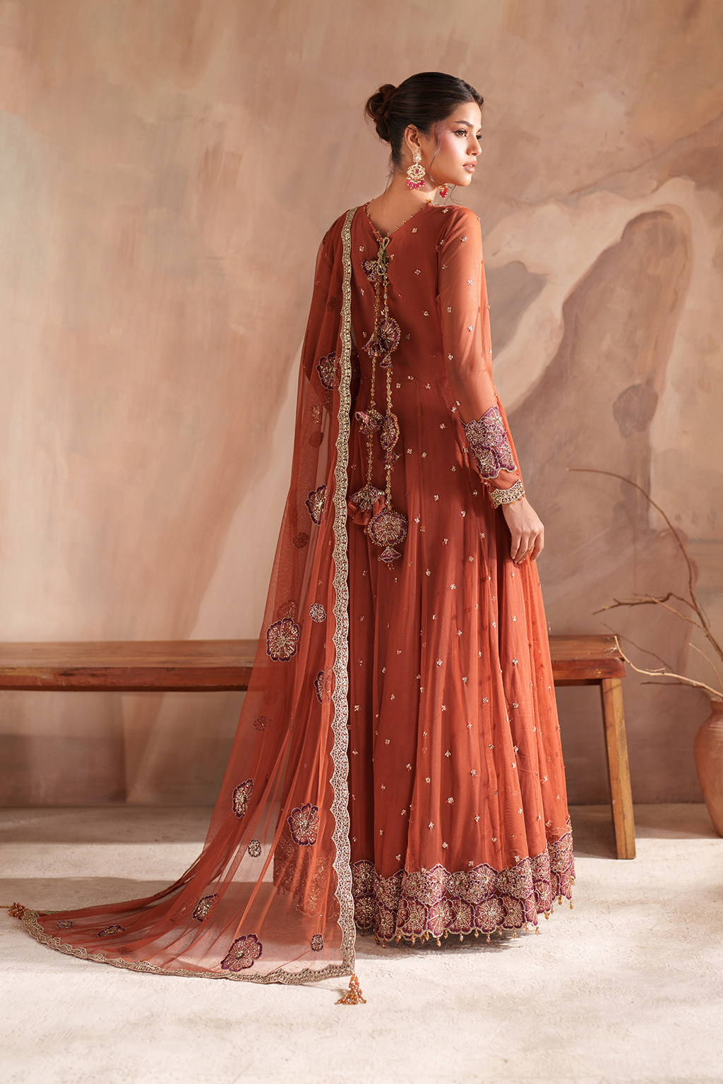 Iznik I Festive Formal I CC-78 Embroidered Net - Official Iznik stockist in UK - Sakeena London