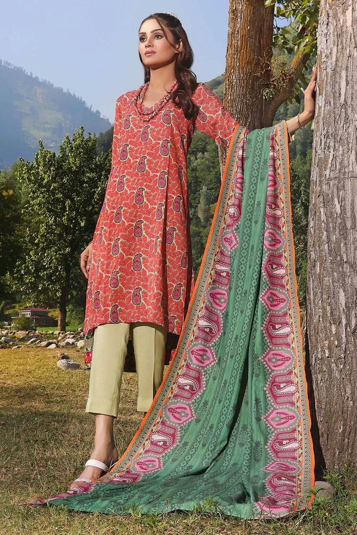 Gul Ahmed | Winter Collection 24 | Suit AY-32029 - Official Gul Ahmed stockist in UK - Sakeena London