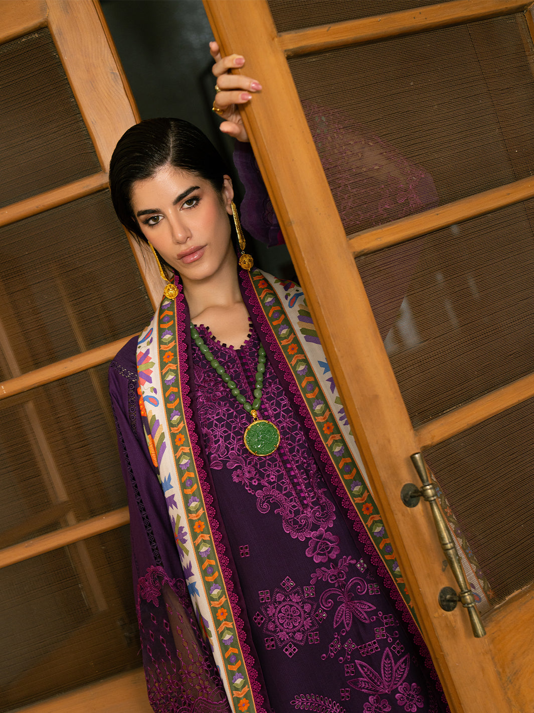 Bin Ilyas | Gulrukh Khaddar 25 | 66-A - Official Bin Ilyas stockist in UK - Sakeena London