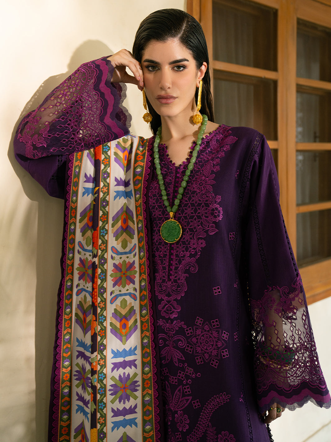 Bin Ilyas | Gulrukh Khaddar 25 | 66-A - Official Bin Ilyas stockist in UK - Sakeena London