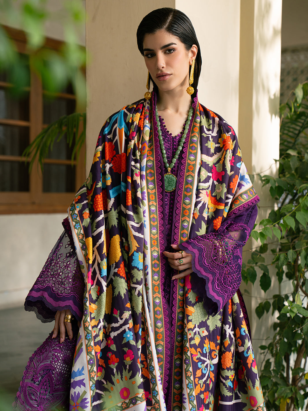 Bin Ilyas | Gulrukh Khaddar 25 | 66-A - Official Bin Ilyas stockist in UK - Sakeena London