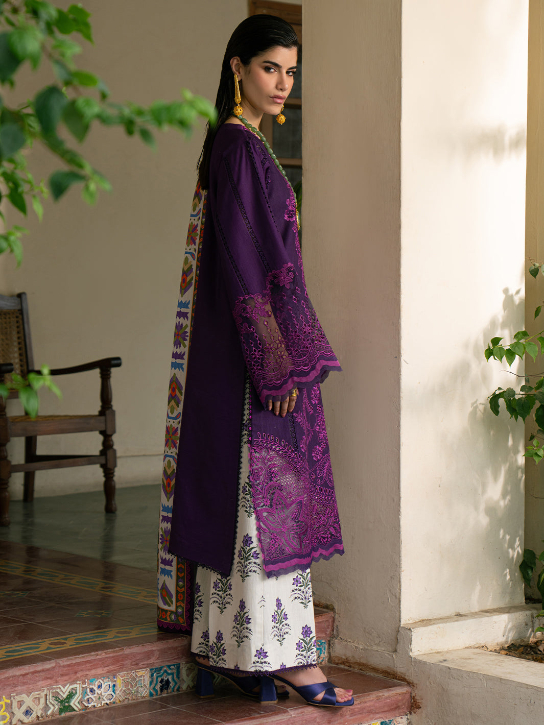 Bin Ilyas | Gulrukh Khaddar 25 | 66-A - Official Bin Ilyas stockist in UK - Sakeena London