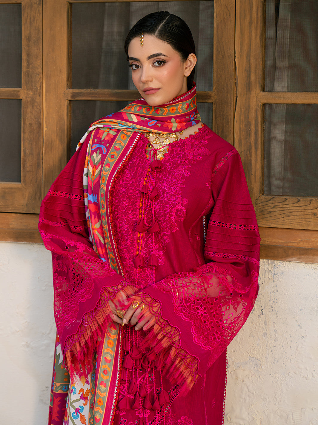 Bin Ilyas | Gulrukh Khaddar 25 | 66-B - Official Bin Ilyas stockist in UK - Sakeena London