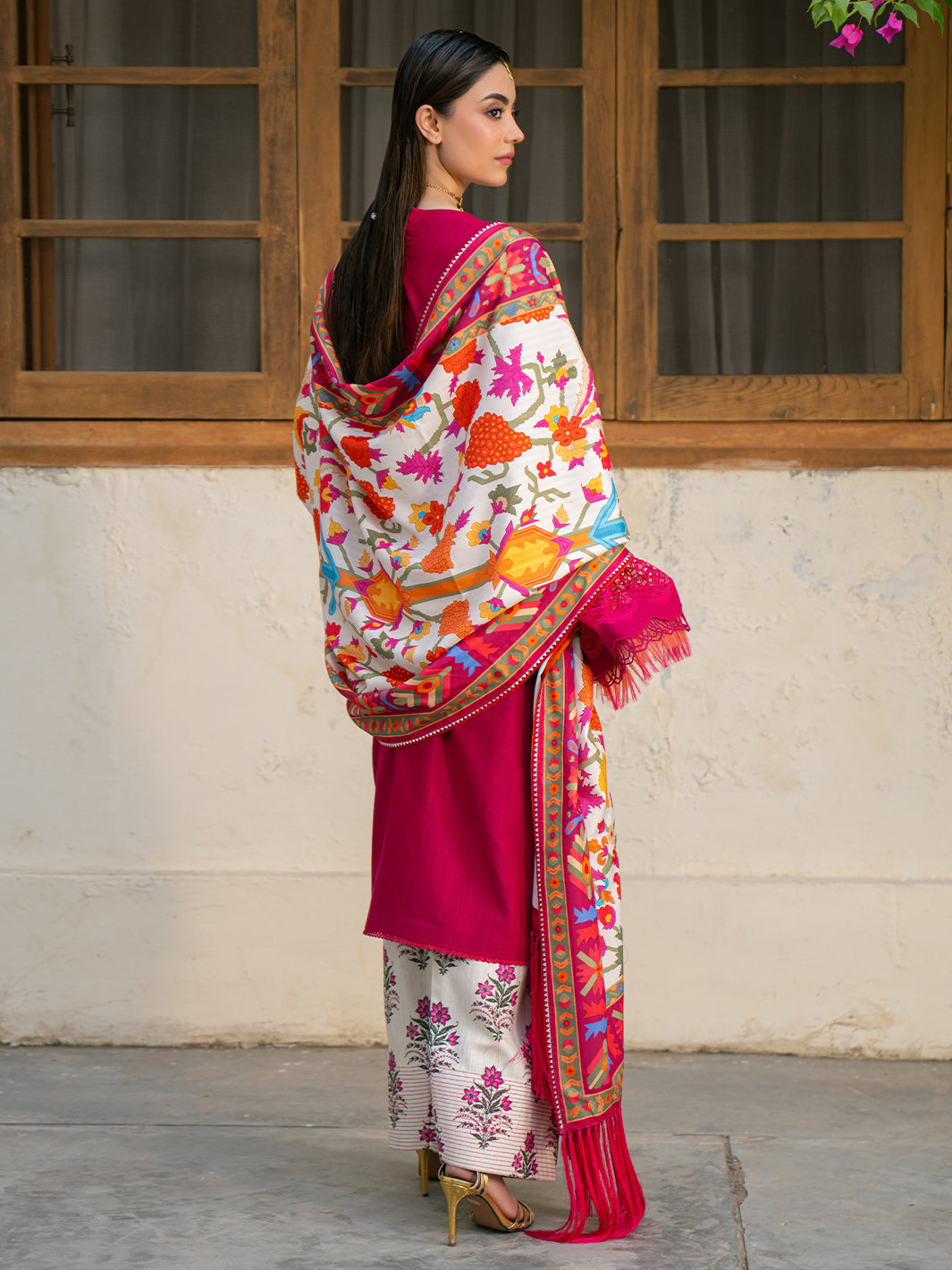 Bin Ilyas | Gulrukh Khaddar 25 | 66-B - Official Bin Ilyas stockist in UK - Sakeena London