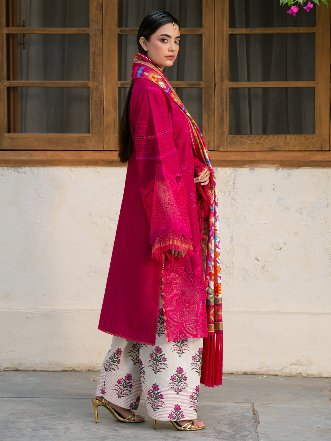 Bin Ilyas | Gulrukh Khaddar 25 | 66-B - Official Bin Ilyas stockist in UK - Sakeena London