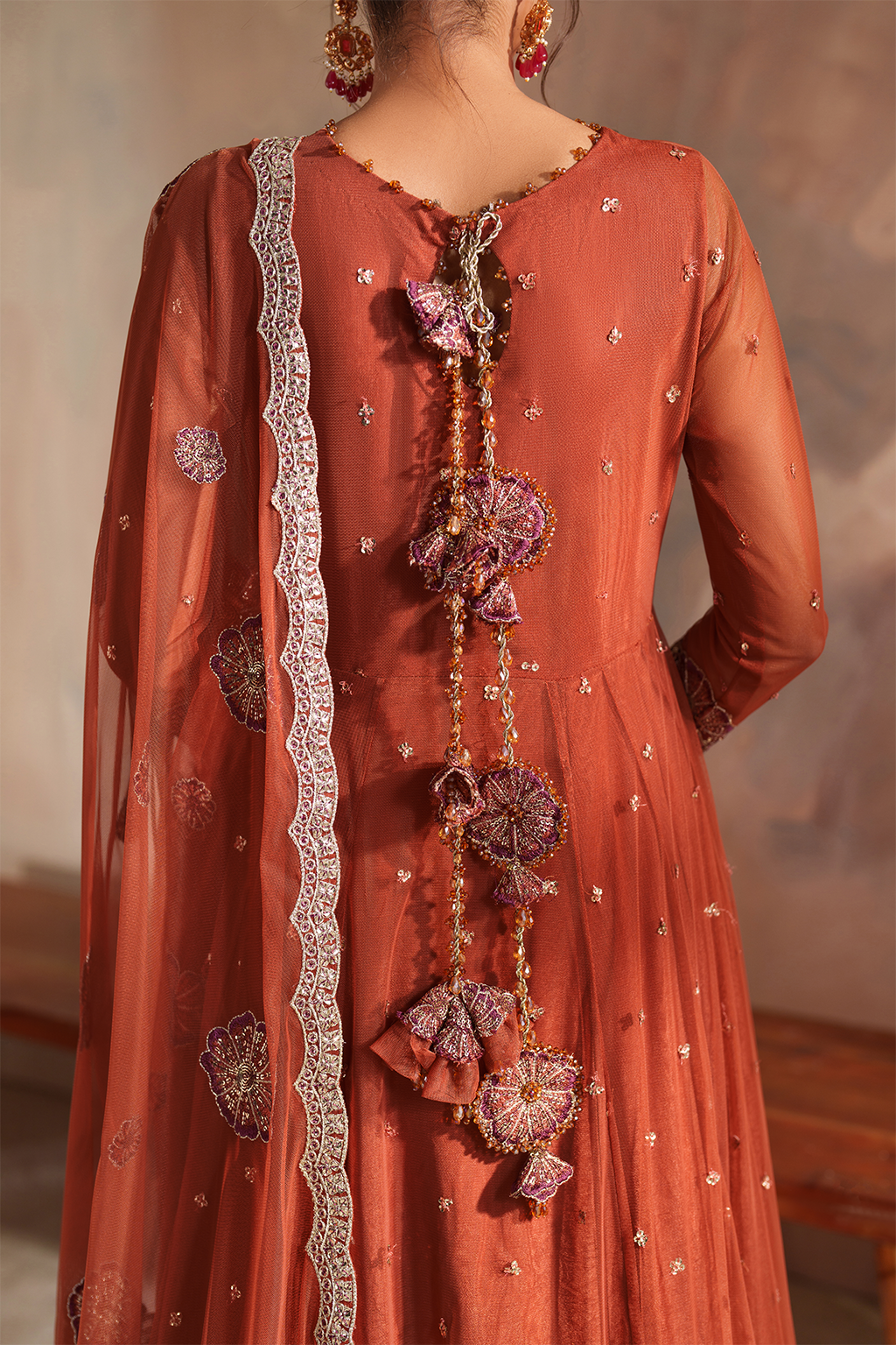 Iznik I Festive Formal I CC-78 Embroidered Net - Official Iznik stockist in UK - Sakeena London