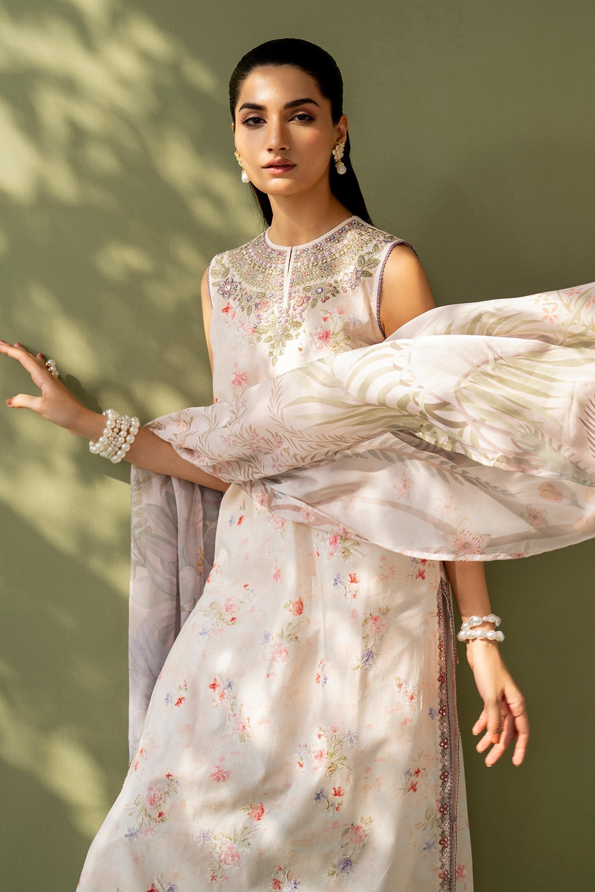 Baroque | Eid Printique | EMBROIDERED PRINTED LAWN UF-4169 - Official Baroque stockist in UK - Sakeena London