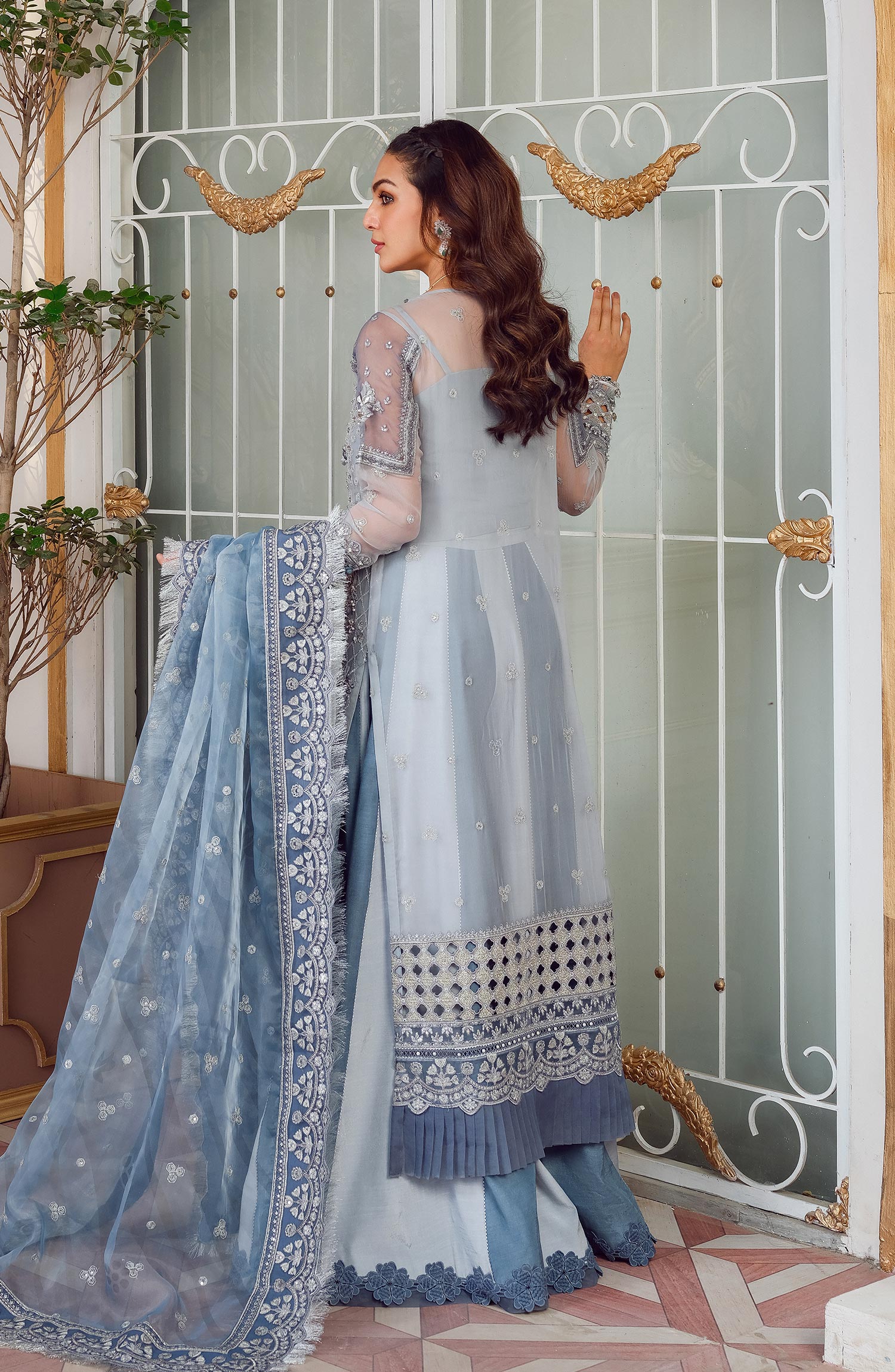 Mina Kashif | Luxury Pret | MK23-13-A/B - Official Mina Kashif stockist in UK - Sakeena London