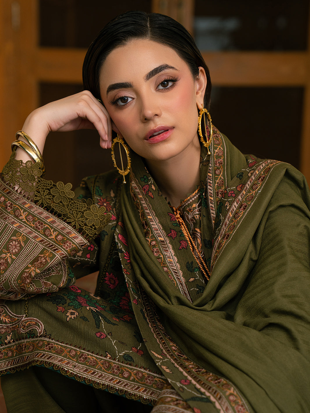 Bin Ilyas | Gulrukh Khaddar 25 | 67-B - Official Bin Ilyas stockist in UK - Sakeena London
