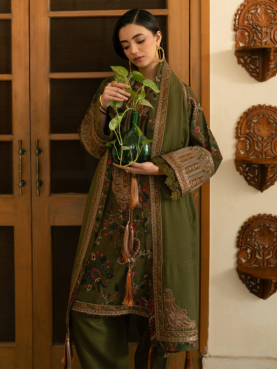 Bin Ilyas | Gulrukh Khaddar 25 | 67-B - Official Bin Ilyas stockist in UK - Sakeena London