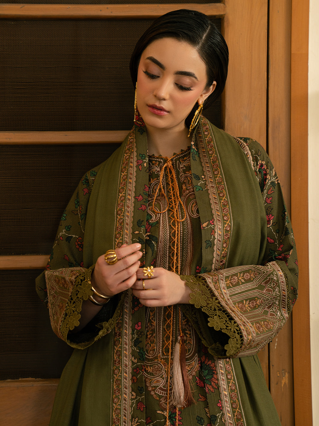 Bin Ilyas | Gulrukh Khaddar 25 | 67-B - Official Bin Ilyas stockist in UK - Sakeena London