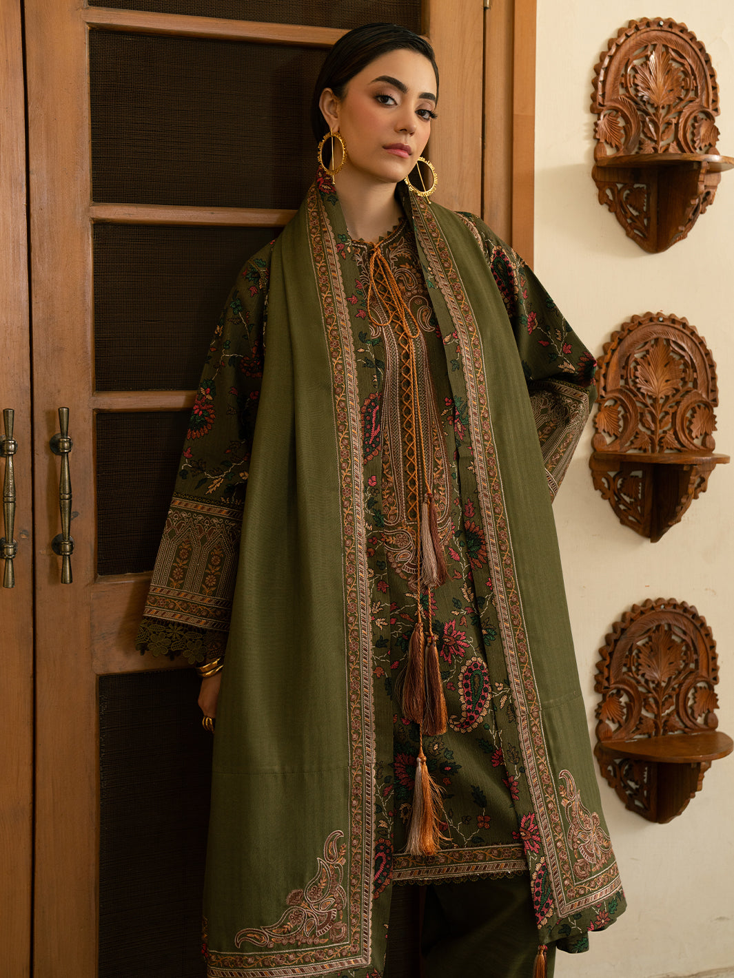 Bin Ilyas | Gulrukh Khaddar 25 | 67-B - Official Bin Ilyas stockist in UK - Sakeena London
