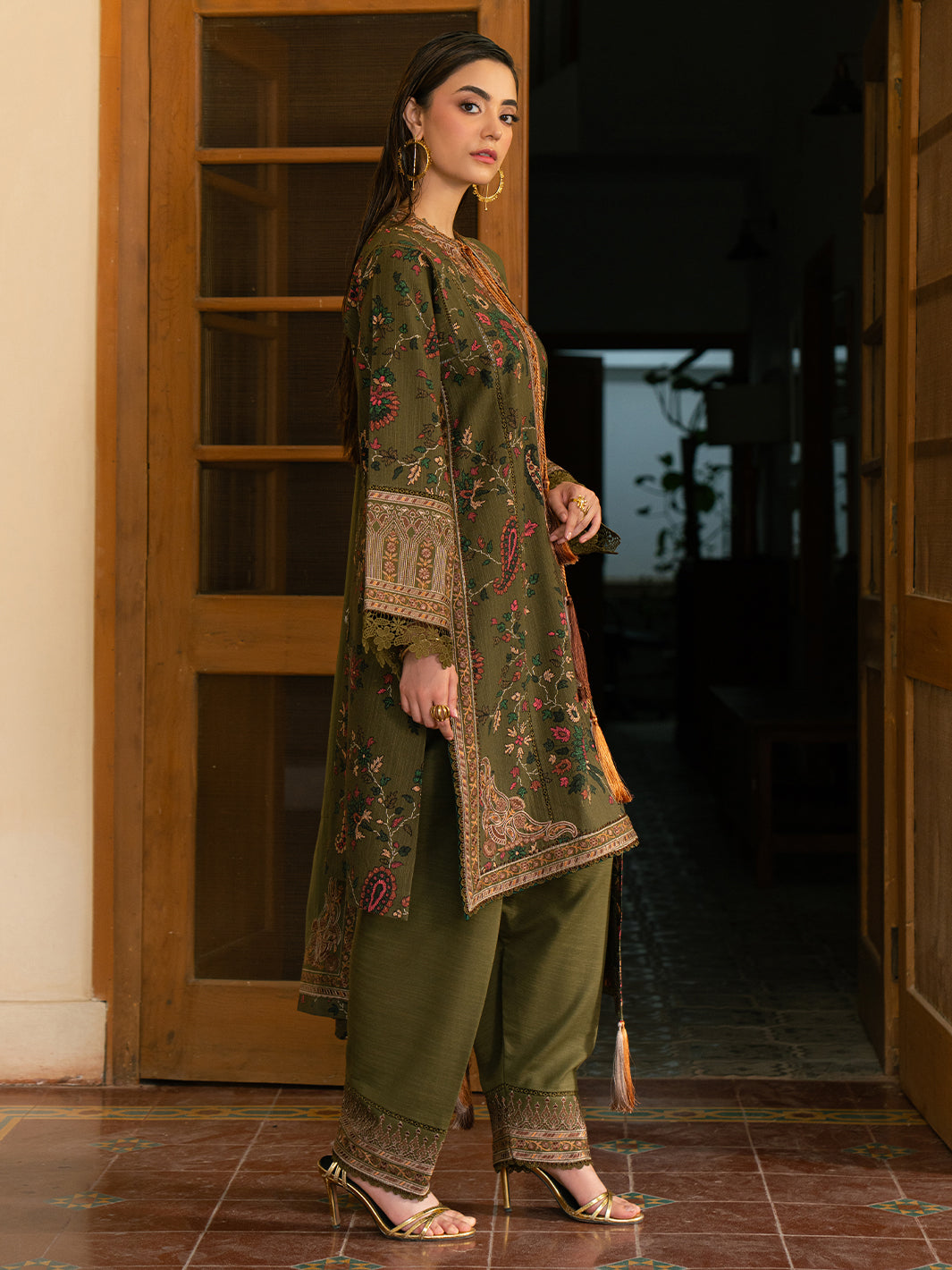 Bin Ilyas | Gulrukh Khaddar 25 | 67-B - Official Bin Ilyas stockist in UK - Sakeena London