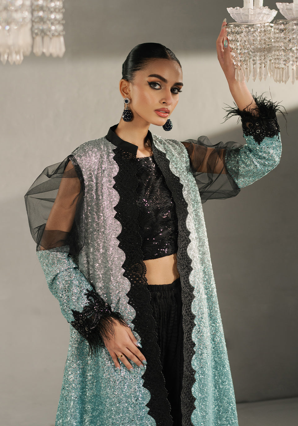 Zarqash | Silk Edit | ZQS 020 MEIRA - Official Zarqash stockist in UK - Sakeena London