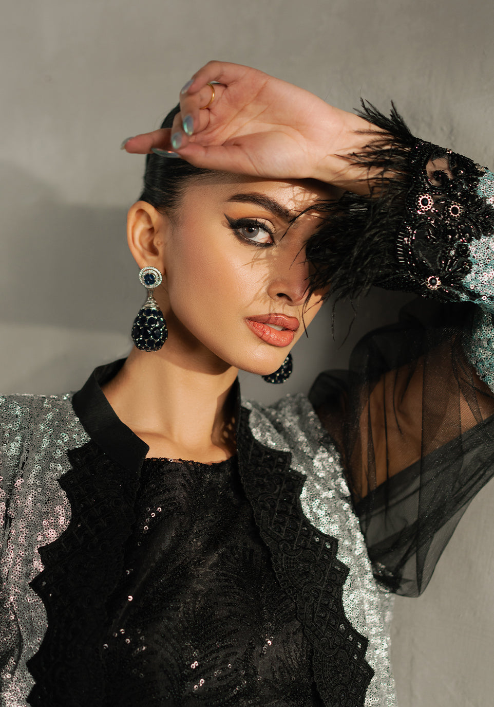 Zarqash | Silk Edit | ZQS 020 MEIRA - Official Zarqash stockist in UK - Sakeena London