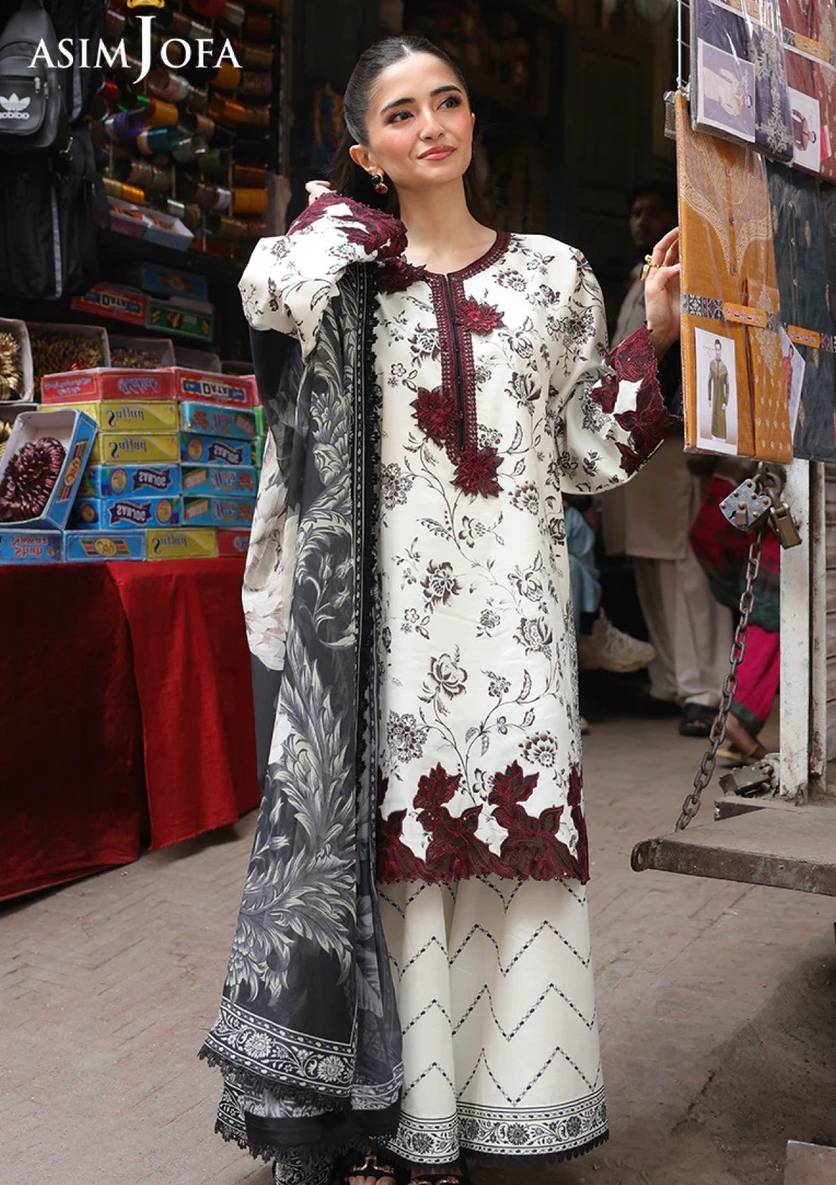 Lawn - Asim Jofa - Eid Signature - Festive 25 - AJUBF-52