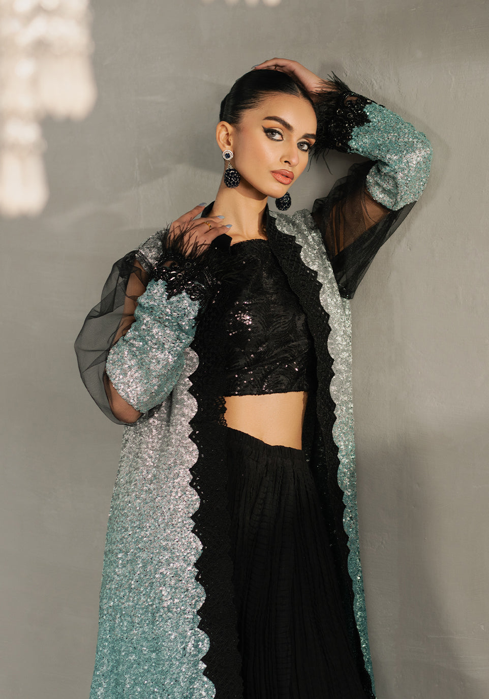 Zarqash | Silk Edit | ZQS 020 MEIRA - Official Zarqash stockist in UK - Sakeena London