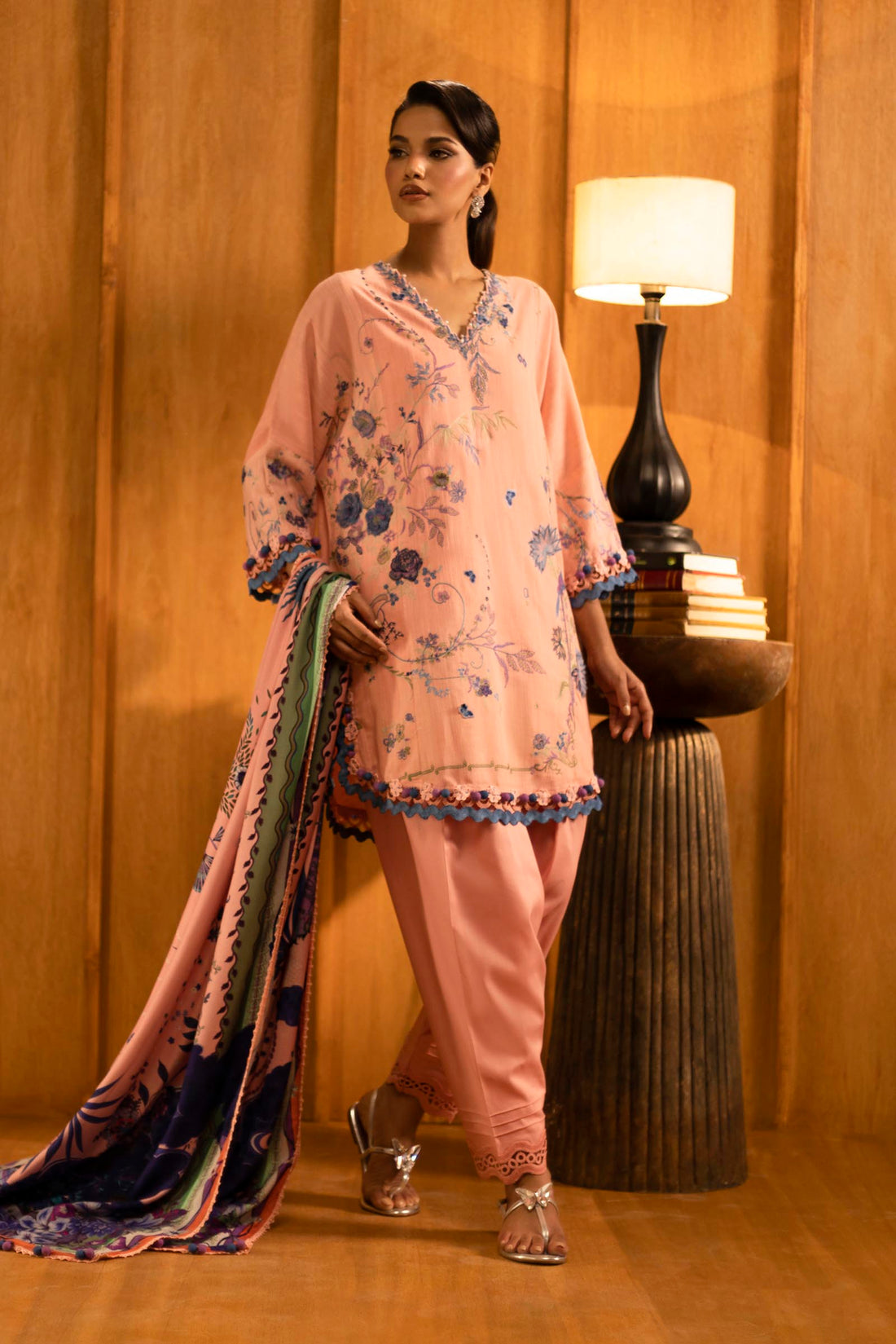 Sana Safinaz | Muzlin Winter 25 | M253-006B - Official Sana Safinaz stockist in UK - Sakeena London
